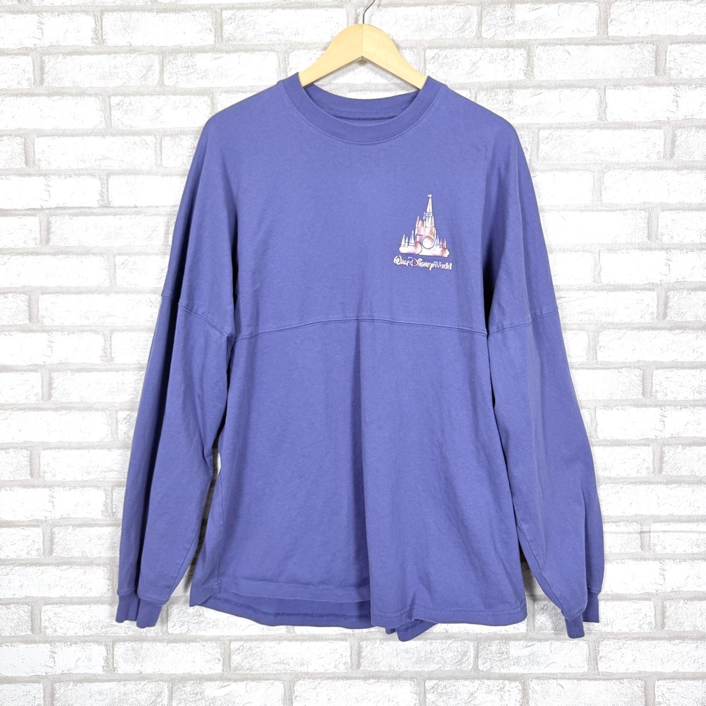Walt Disney World Spirit Jersey 50th Anniversary XL Castle Purple Iridescent